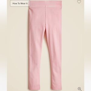 Crewcuts Girls Garment Dyed Everyday Leggings Baby Pink 12